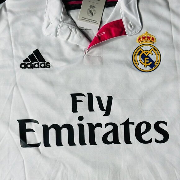 Retro Adidas Real Madrid CF 2014-2015 Cristiano Ronaldo #7 Home Football Shirt - Picture 4 of 13